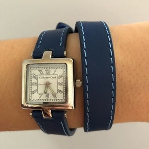 Coldwater Creek True Blue Wrap Around Watch